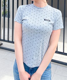 シュシュ付きハートドットTシャツ
