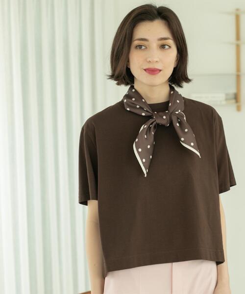 セール】バックフレアショートTシャツ【洗濯機洗い可】（Tシャツ