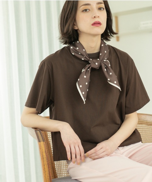 yori ソリッドバックフレアTee セール】バックフレアショートTシャツ【洗濯機洗い可】（Tシャツ