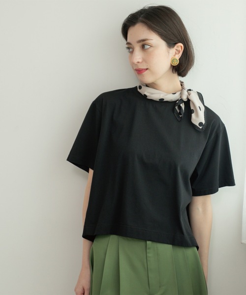セール】バックフレアショートTシャツ【洗濯機洗い可】（Tシャツ