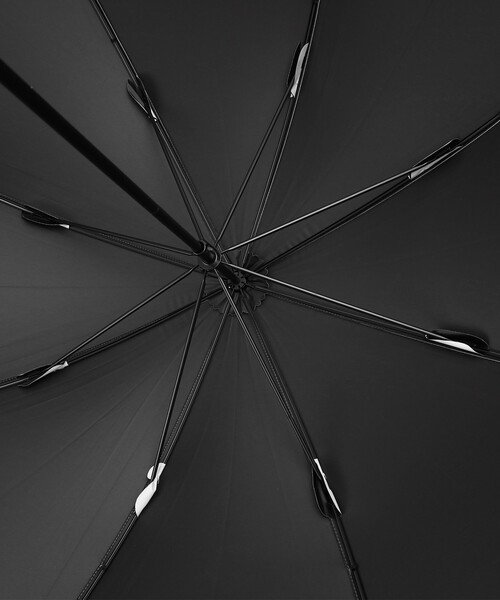 Afternoon Tea（アフタヌーンティー）の「【UVカット率・遮光率100%生地使用】スカラップリボン刺繍晴雨兼用長傘 日傘（長傘・レディース・ネイビー/ブルー/オフホワイト・ONE SIZE）」の8枚目の写真