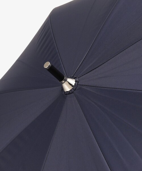 Afternoon Tea（アフタヌーンティー）の「【UVカット率・遮光率100%生地使用】スカラップリボン刺繍晴雨兼用長傘 日傘（長傘・レディース・ネイビー/ブルー/オフホワイト・ONE SIZE）」の12枚目の写真