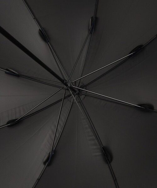 Afternoon Tea（アフタヌーンティー）の「【UVカット率・遮光率100%生地使用】スカラップリボン刺繍晴雨兼用長傘 日傘（長傘・レディース・ネイビー/ブルー/オフホワイト・ONE SIZE）」の13枚目の写真