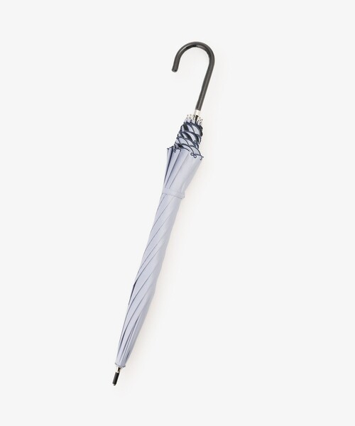 Afternoon Tea（アフタヌーンティー）の「【UVカット率・遮光率100%生地使用】スカラップリボン刺繍晴雨兼用長傘 日傘（長傘・レディース・ネイビー/ブルー/オフホワイト・ONE SIZE）」の14枚目の写真