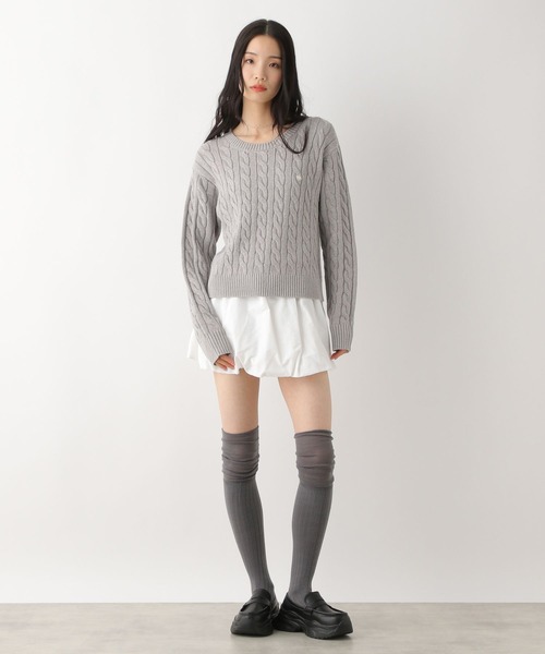 セール】【POLO BCS(ポロ・ビーシーエス)】ケーブルニット 320002