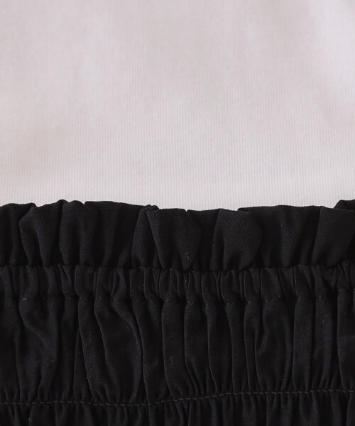 OPAQUE.CLIP(オペークドットクリップ)の「《ツインセット》シャーリングビスチェ×ロングTシャツ【洗濯機洗い可】(その他トップス・レディース・ベージュ系その他7/ブラック系4・38/40/42)」の13枚目の写真