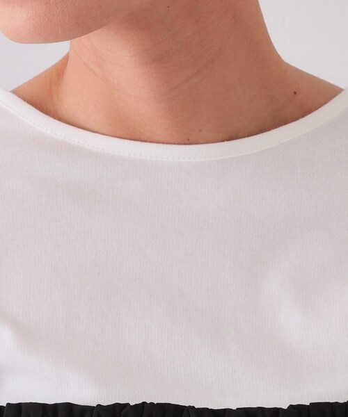 OPAQUE.CLIP(オペークドットクリップ)の「《ツインセット》シャーリングビスチェ×ロングTシャツ【洗濯機洗い可】(その他トップス・レディース・ベージュ系その他7/ブラック系4・38/40/42)」の17枚目の写真