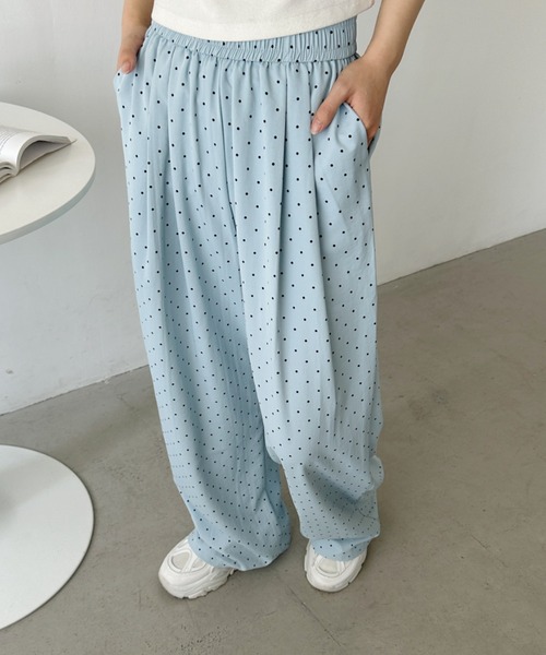 セール】ドット柄ワイドパンツ（その他パンツ）｜CLEA（クレア）の