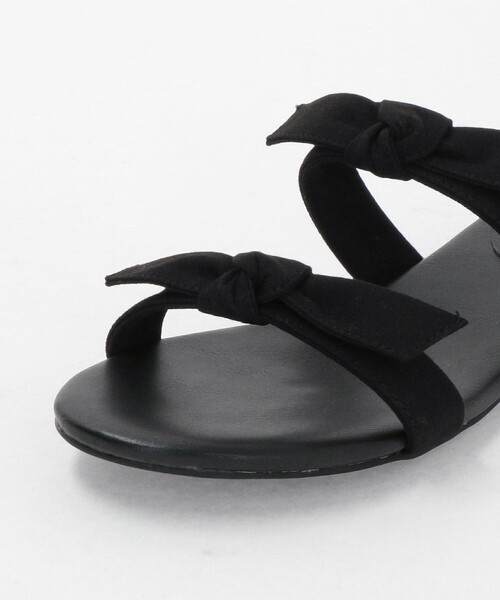 BEAUTY & YOUTH UNITED ARROWS リボン付きサンダル BEAUTY＆YOUTH UNITED ARROWS サンダル ダブル リボン
