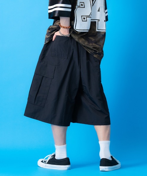 a.p.o.v.(エーピーオービー)の「a.p.o.v. スーパービッグナイロンカーゴハーフパンツ(カーゴパンツ・メンズ・モカ/ブラック/カーキ/ブラウン・ONESIZE)」の5枚目の写真