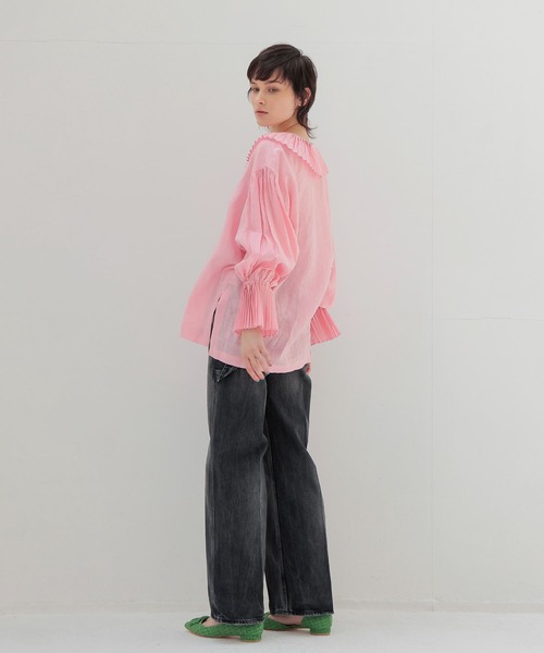 DRESSLAVE（ドレスレイブ）の「HAIKURE / WINONA SPIDER BLACK ASIAN FIT(ブラックストレートデニム HEW03326DF119L.790)（デニムパンツ・レディース・ブラック・24/23）」の9枚目の写真