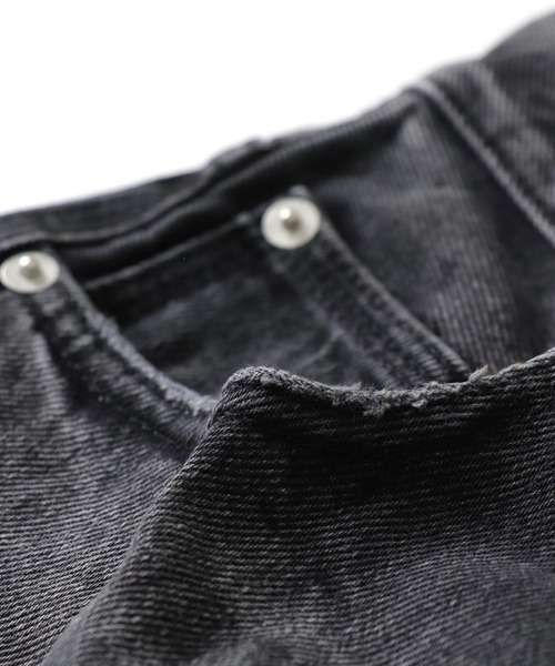 DRESSLAVE（ドレスレイブ）の「HAIKURE / WINONA SPIDER BLACK ASIAN FIT(ブラックストレートデニム HEW03326DF119L.790)（デニムパンツ・レディース・ブラック・24/23）」の16枚目の写真