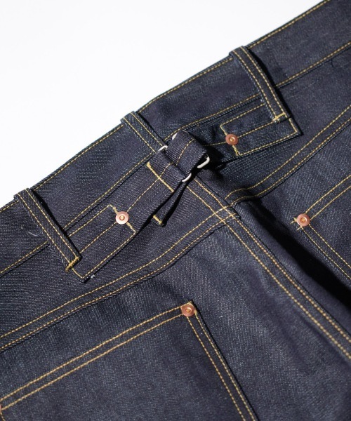 40's FOREMOST JCPenney 股リベ 5ポケットデニムパンツ 40's FOREMOST JCPenney 股リベ革パッチ 5ポケットデニムパンツ（USED