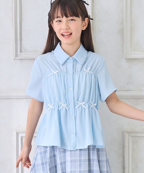 ブラウス シャツ 「WEB限定」「emur/エミュール」シャーリングシャツ レディース ROPÉ PICNIC(ロペピクニック) / 【WEB限定】【emur/エミュール