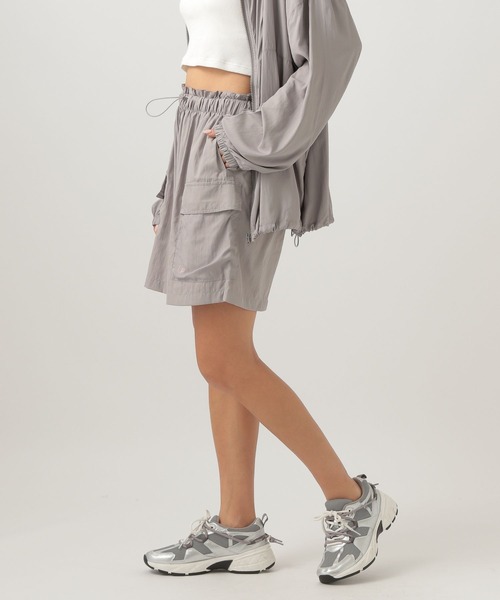 Ocean Pacific（オーシャンパシフィック）の「【Ocean Pacific(オーシャンパシフィック)】別注ファンクションショートパンツ（その他パンツ・レディース・グレー/ライトブルー・FREE）」の7枚目の写真