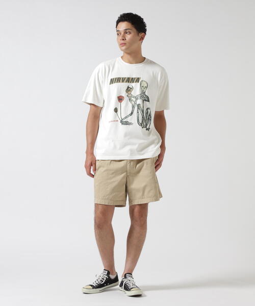 NIRVANA(ニルヴァーナ)の「NIRVANA/ニルヴァーナ/INCETICIDE S/S TEE/コラボTシャツ《メンズ・ウィメンズ・ユニセックス》(Tシャツ/カットソー・メンズ・ナチュラル・S/M/L/XL)」の6枚目の写真