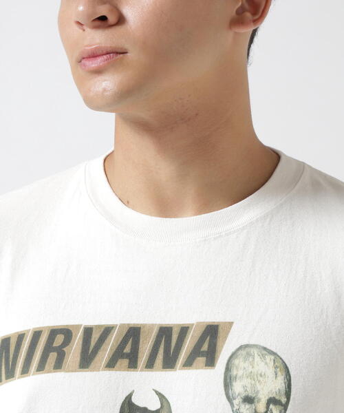 NIRVANA(ニルヴァーナ)の「NIRVANA/ニルヴァーナ/INCETICIDE S/S TEE/コラボTシャツ《メンズ・ウィメンズ・ユニセックス》(Tシャツ/カットソー・メンズ・ナチュラル・S/M/L/XL)」の9枚目の写真
