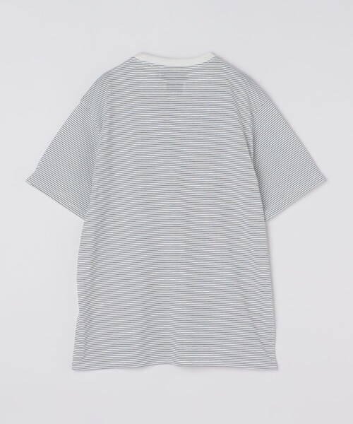 SHIPS Colors(シップス カラーズ)の「SHIPS Colors:CAVE(R) ボーダー Tシャツ◇(Tシャツ/カットソー・メンズ・ネイビー/ライトホワイト/ブラック・MEDIUM/LARGE/X-LARGE)」の7枚目の写真