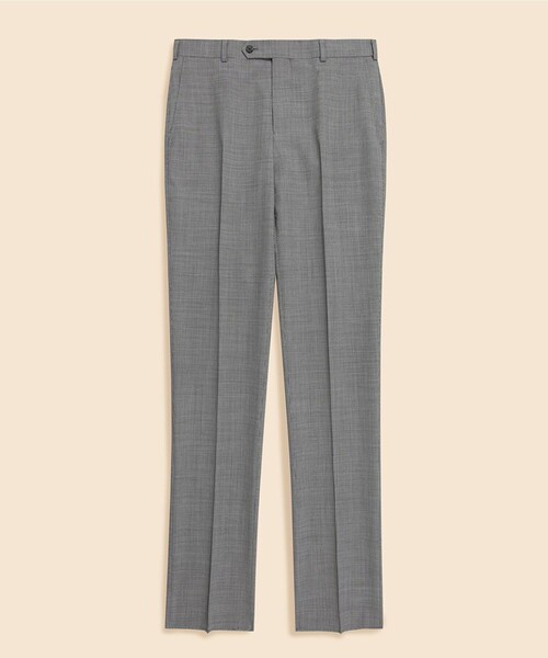 BROOKS BROTHERS(ブルックスブラザーズ)の「Brooks Brothers Explorer ウール ハウンドトゥース プレーンフロント トラウザーズ Classic(スラックス・メンズ・グレー・32inch/30inch/34inch/36inch/31inch/29inch/33inch/35inch/37inch)」の2枚目の写真