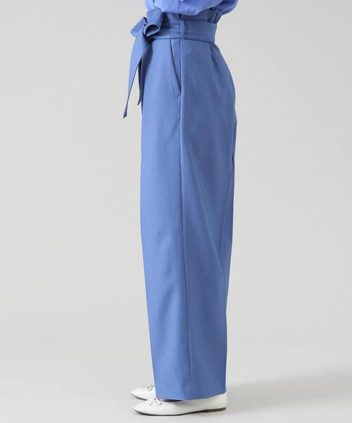Tiara（ティアラ）の「ウエストタックワイドパンツ（その他パンツ・レディース・ネイビー/ライトブルー・3/2）」の10枚目の写真