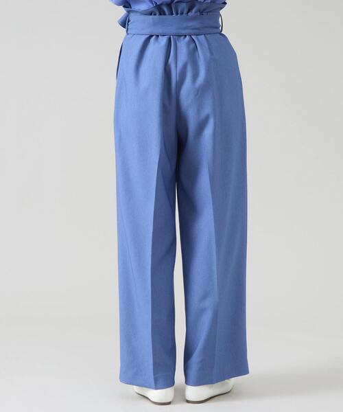 Tiara（ティアラ）の「ウエストタックワイドパンツ（その他パンツ・レディース・ネイビー/ライトブルー・3/2）」の9枚目の写真