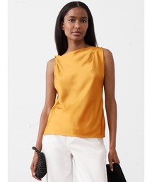 シャツ/ブラウス（イエロー/黄色系・サテン）ファッション通販 - ZOZOTOWN