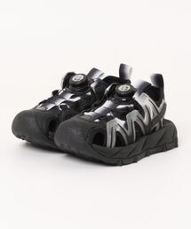 MAD FOOT | MADFOOT! マッドフット キッズ ダイヤルサンダル【幅広3E】脱ぎ履き簡単 スニーカーサンダル つま先ガード 子供靴 251008(サンダル)