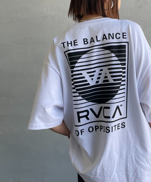 RVCA（ルーカ）の「[RVCA/ルーカ] BLINDER BOX バックプリント ショートスリーブTシャツ（Tシャツ/カットソー・レディース・ピンク/ホワイト/ブラック・M/L/XL）」の2枚目の写真