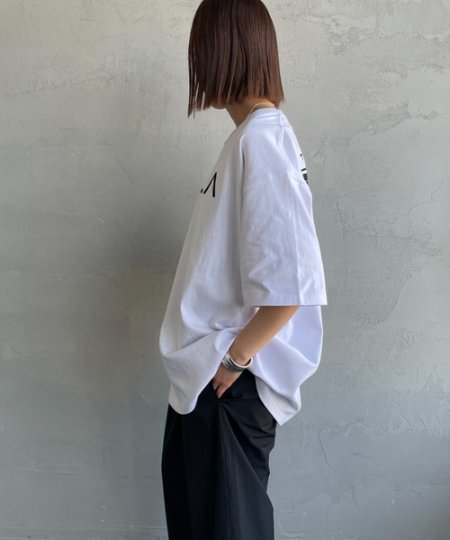 RVCA（ルーカ）の「[RVCA/ルーカ] BLINDER BOX バックプリント ショートスリーブTシャツ（Tシャツ/カットソー・レディース・ピンク/ホワイト/ブラック・M/L/XL）」の8枚目の写真