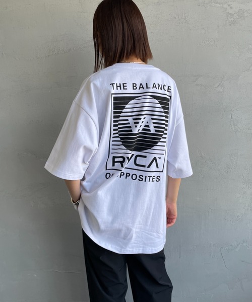 RVCA（ルーカ）の「[RVCA/ルーカ] BLINDER BOX バックプリント ショートスリーブTシャツ（Tシャツ/カットソー・レディース・ピンク/ホワイト/ブラック・M/L/XL）」の9枚目の写真