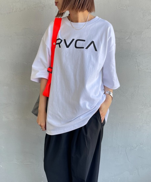 RVCA（ルーカ）の「[RVCA/ルーカ] BLINDER BOX バックプリント ショートスリーブTシャツ（Tシャツ/カットソー・レディース・ピンク/ホワイト/ブラック・M/L/XL）」の5枚目の写真