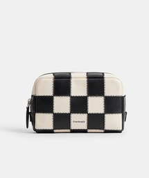 COACH（コーチ）の「コスメティック ポーチ・チェッカーボード アップクラフト レザー（ポーチ）」