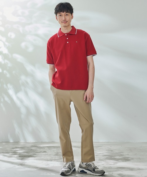 Arnold Palmer（アーノルドパーマー）の「シェア APエンボス ライン ポロシャツ（ポロシャツ・レディース・ホワイト/ダークネイビー/レッド/ブラック・LL/L/M/S/XS）」の22枚目の写真