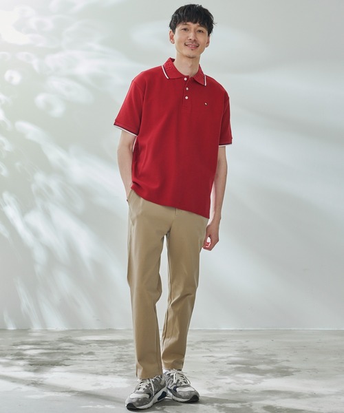 Arnold Palmer（アーノルドパーマー）の「シェア APエンボス ライン ポロシャツ（ポロシャツ・レディース・ホワイト/ダークネイビー/レッド/ブラック・LL/L/M/S/XS）」の17枚目の写真