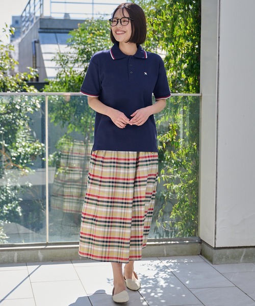 Arnold Palmer（アーノルドパーマー）の「シェア APエンボス ライン ポロシャツ（ポロシャツ・レディース・ホワイト/ダークネイビー/レッド/ブラック・LL/L/M/S/XS）」の15枚目の写真