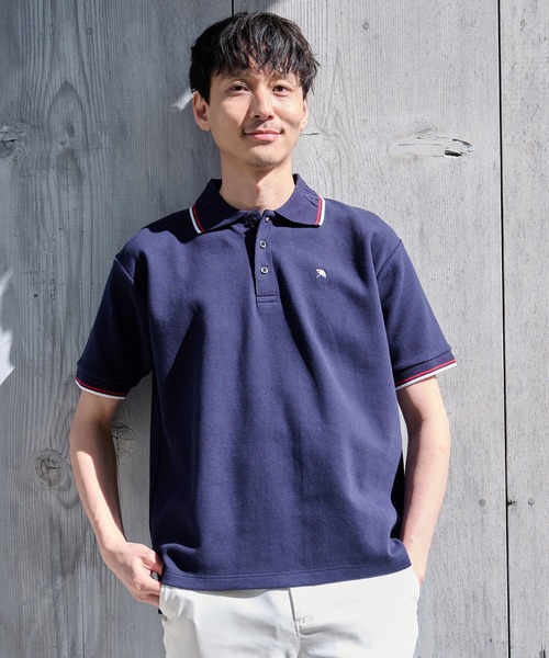 Arnold Palmer（アーノルドパーマー）の「シェア APエンボス ライン ポロシャツ（ポロシャツ・レディース・ホワイト/ダークネイビー/レッド/ブラック・LL/L/M/S/XS）」の11枚目の写真