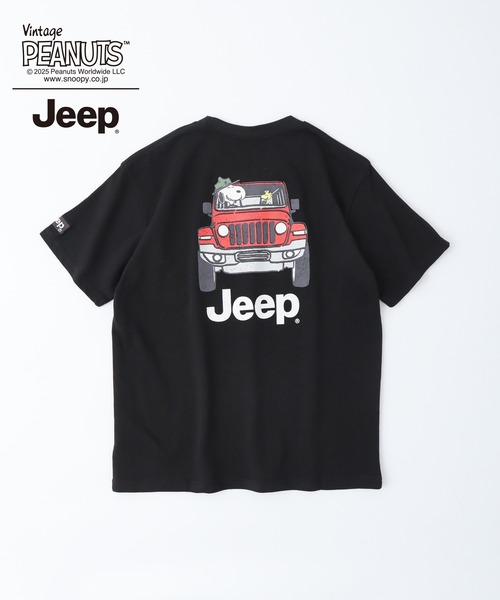 PEANUTS(ピーナッツ)の「PEANUTS×Jeep 半袖Tシャツ(Tシャツ/カットソー・メンズ・ホワイト系/ブラック/ベージュ/ホワイト系1/カーキ/ブラック系/マスタード/ブラック系1/ホワイト・S/LL/M/L)」の13枚目の写真