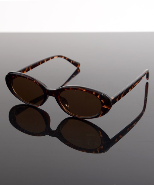 セール】OVAL FLAME SUNGLASSES / オーバルフレーム カラーレンズ