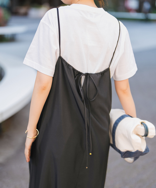専用★ spick and span バックギャザーキャミワンピース Spick＆Span ワンピース 「一部店舗+WEB限定」バックギャザー