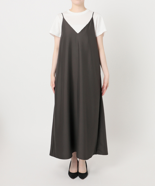 専用★ spick and span バックギャザーキャミワンピース Spick＆Span ワンピース 「一部店舗+WEB限定」バックギャザー