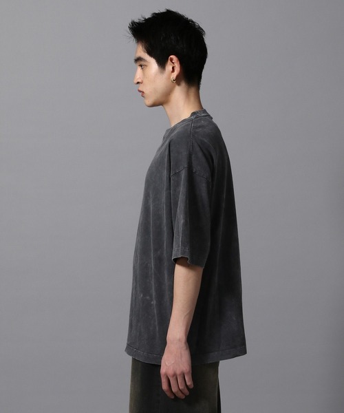 ajouter flow（アジューテフロー）の「【ajouter flow】vintage like logo print T-shirt（Tシャツ/カットソー・メンズ・グレー/ブラック・LARGE/MEDIUM）」の20枚目の写真