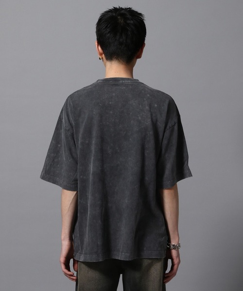 ajouter flow（アジューテフロー）の「【ajouter flow】vintage like logo print T-shirt（Tシャツ/カットソー・メンズ・グレー/ブラック・LARGE/MEDIUM）」の19枚目の写真