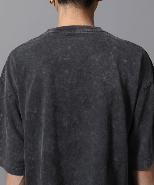 ajouter flow（アジューテフロー）の「【ajouter flow】vintage like logo print T-shirt（Tシャツ/カットソー・メンズ・グレー/ブラック・LARGE/MEDIUM）」の18枚目の写真