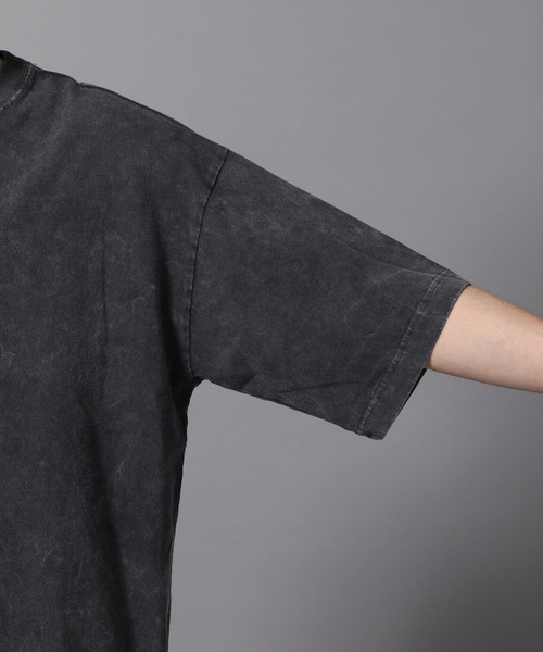 ajouter flow（アジューテフロー）の「【ajouter flow】vintage like logo print T-shirt（Tシャツ/カットソー・メンズ・グレー/ブラック・LARGE/MEDIUM）」の16枚目の写真