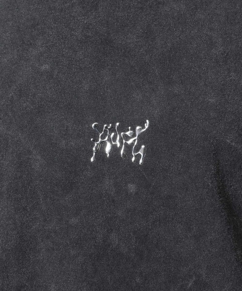 ajouter flow（アジューテフロー）の「【ajouter flow】vintage like logo print T-shirt（Tシャツ/カットソー・メンズ・グレー/ブラック・LARGE/MEDIUM）」の14枚目の写真