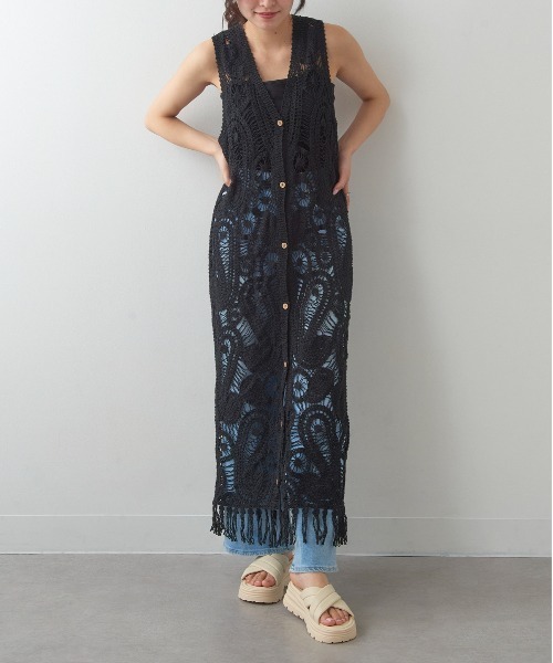 MAGASIN DE MODE Chou Chou(マガジンデモードシュシュ)の「【MAGASIN DE MODE Chou Chou】フラットソール カジュアルクロスサンダル KNF-TP※(サンダル・レディース・ベージュ/ブラック・39/38/37/36)」の14枚目の写真