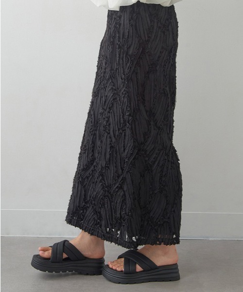 MAGASIN DE MODE Chou Chou(マガジンデモードシュシュ)の「【MAGASIN DE MODE Chou Chou】フラットソール カジュアルクロスサンダル KNF-TP※(サンダル・レディース・ベージュ/ブラック・39/38/37/36)」の19枚目の写真