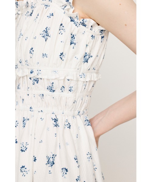 SLY（スライ）の「SUCKER CAMI DRESS サッカー キャミドレス キャミワンピース 夏服（ワンピース・レディース・ホワイト系その他2/ブラック/ブラック系その他2・FREE）」の12枚目の写真