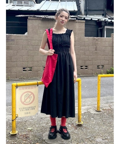 今期新作　SLY ⭐︎完売⭐︎SUCKER CAMI ドレス ホワイト SLY | SHEER SQUEEZE CAMI ドレス (ワンピース(ロング） ) |SHEL'TTER