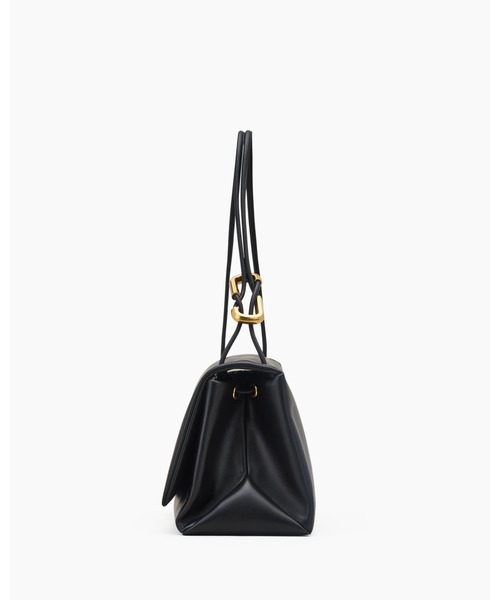 MARC JACOBS（マークジェイコブス）の「THE LARGE DUAL SHOULDER/ザ レザー デュアル ショルダー ラージ（ショルダーバッグ・レディース・ブラック/イエロー・ONE SIZE）」の7枚目の写真